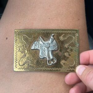 Vintage western belt buckle